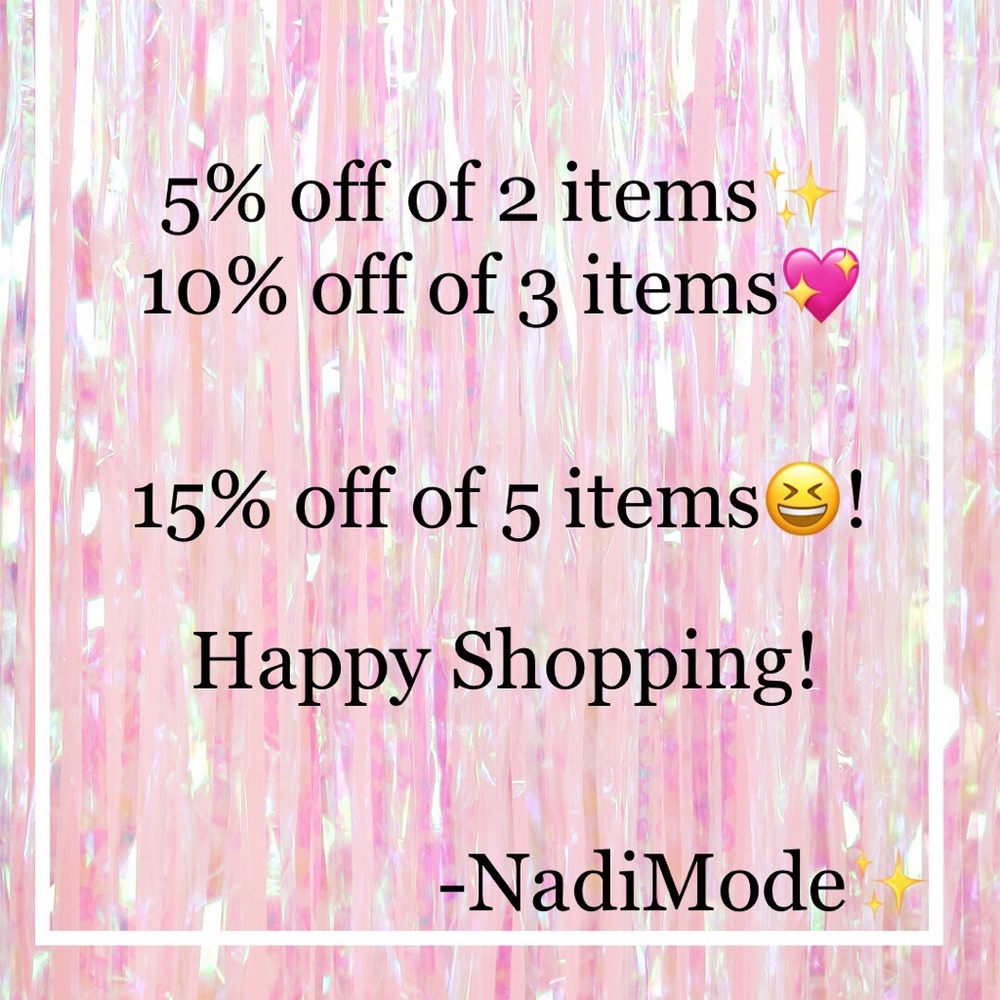 ✨BUNDLE UP SOME ITEMS TO START SAVING NOW😁✨